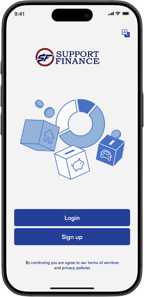Support Finance Mobile App